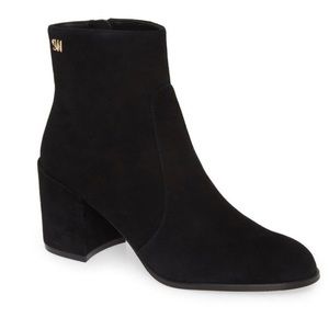 Stuart Weitzman Quinn Suede Ankle Bootie